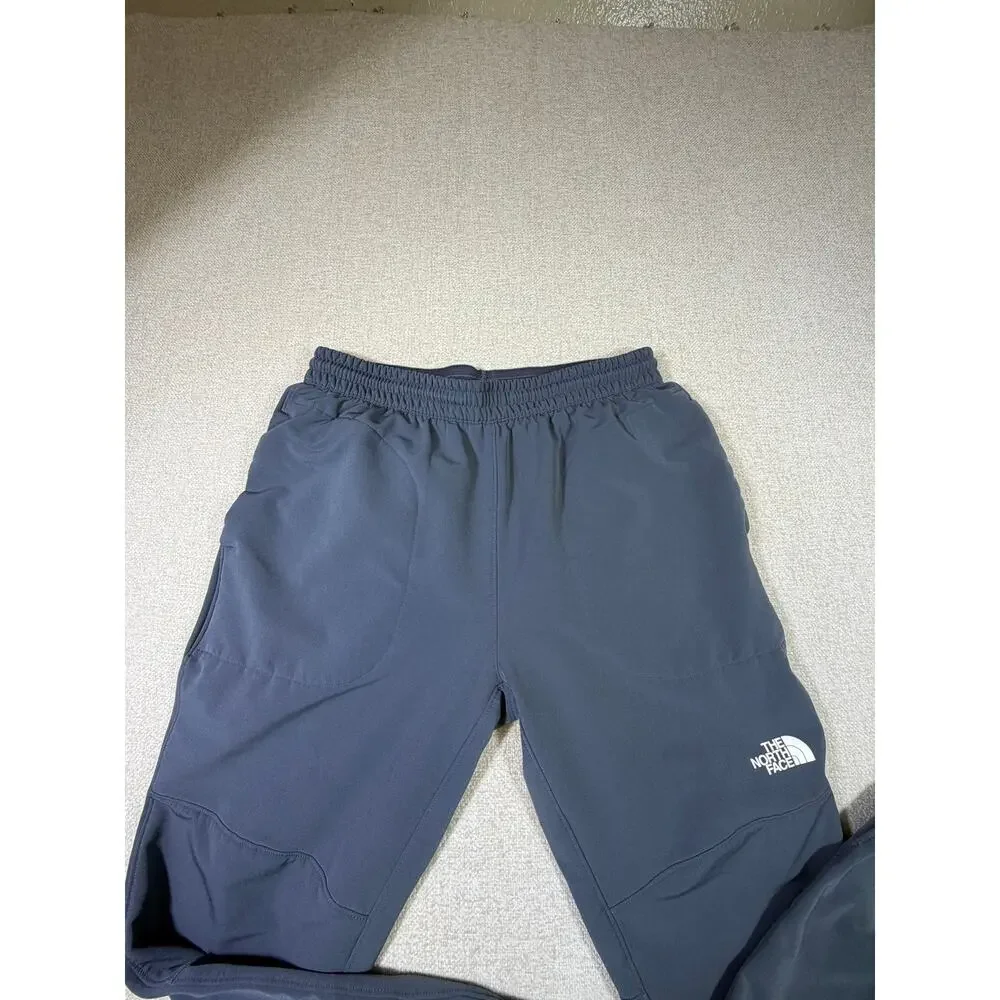 The North Face Men's XL Gray Fleece Lined Jogger Pants Warm Outdoor Casual Fit